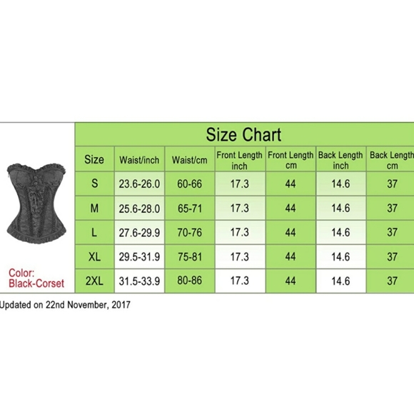 Brocade lace gothic corset - Picture 6 of 6